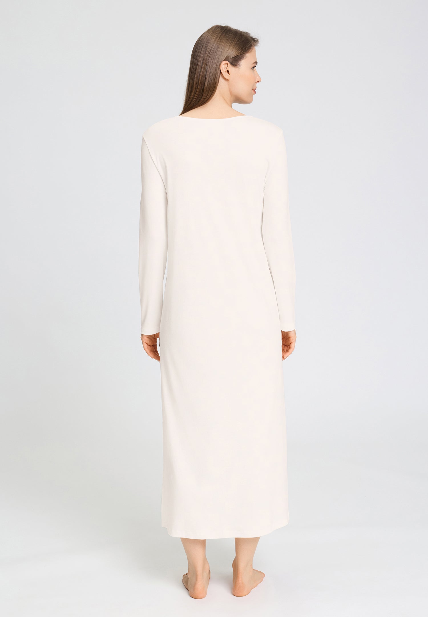 Rosaria L/Slv Gown 130cm | Off White 74713-102