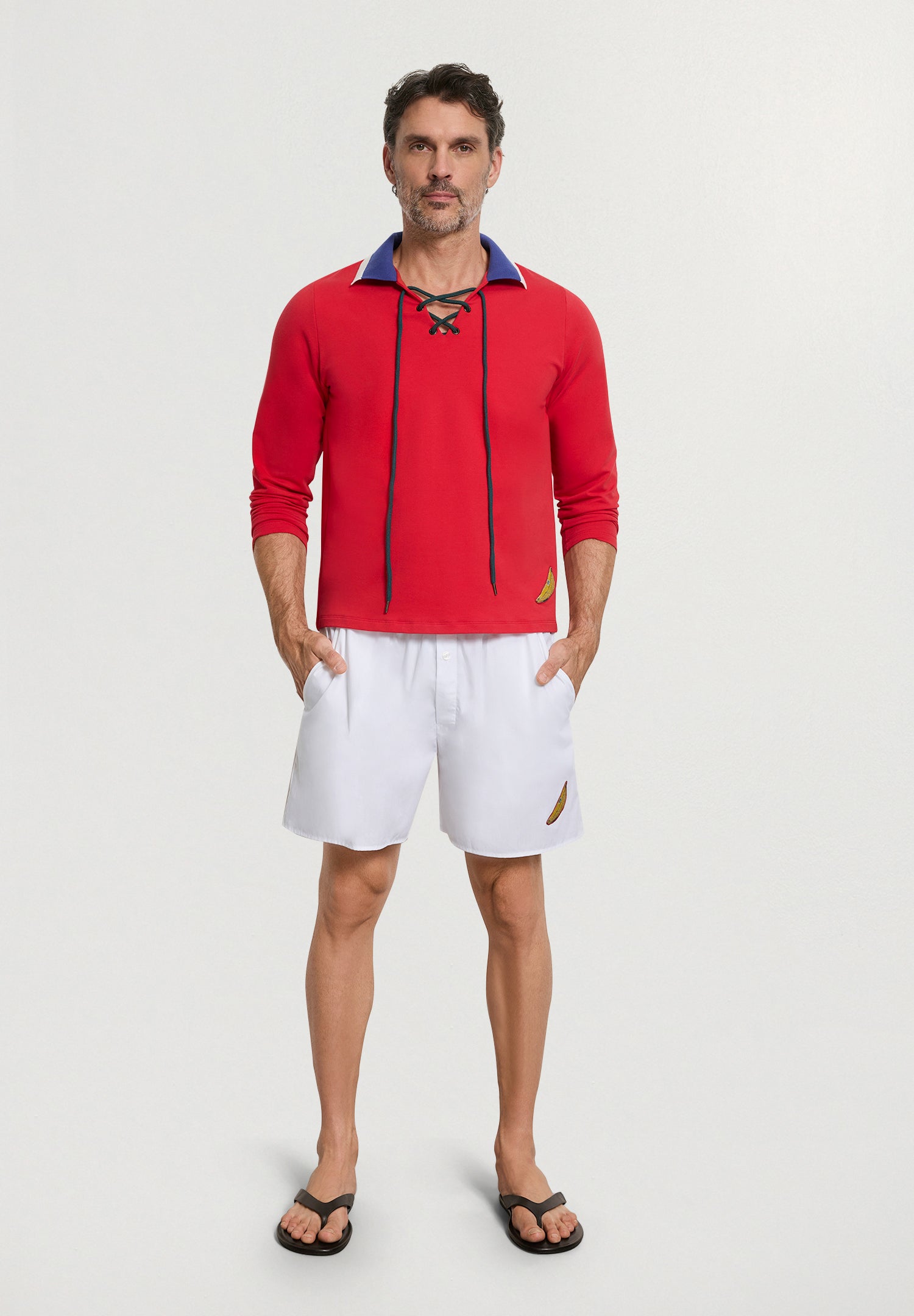 Charlotte Adam L/Slv Shirt | Cherry Red 74718-2442