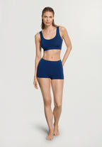 Charlotte Adam Crop Top | Estate Blue 74719-2613