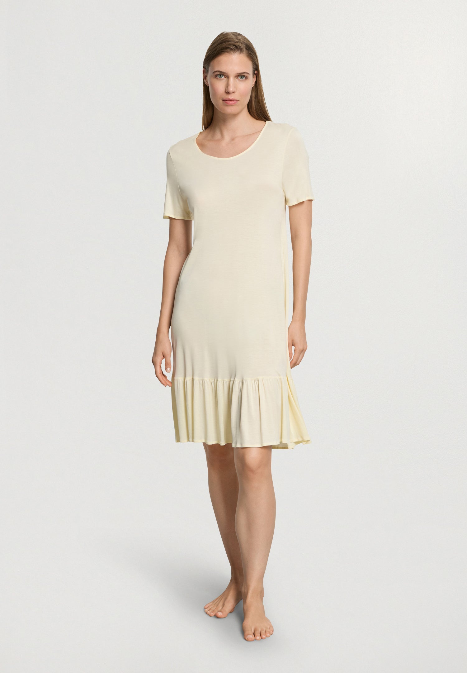 Isabella S/Slv Nightdress 100cm | Lemon Cake 74726-2217