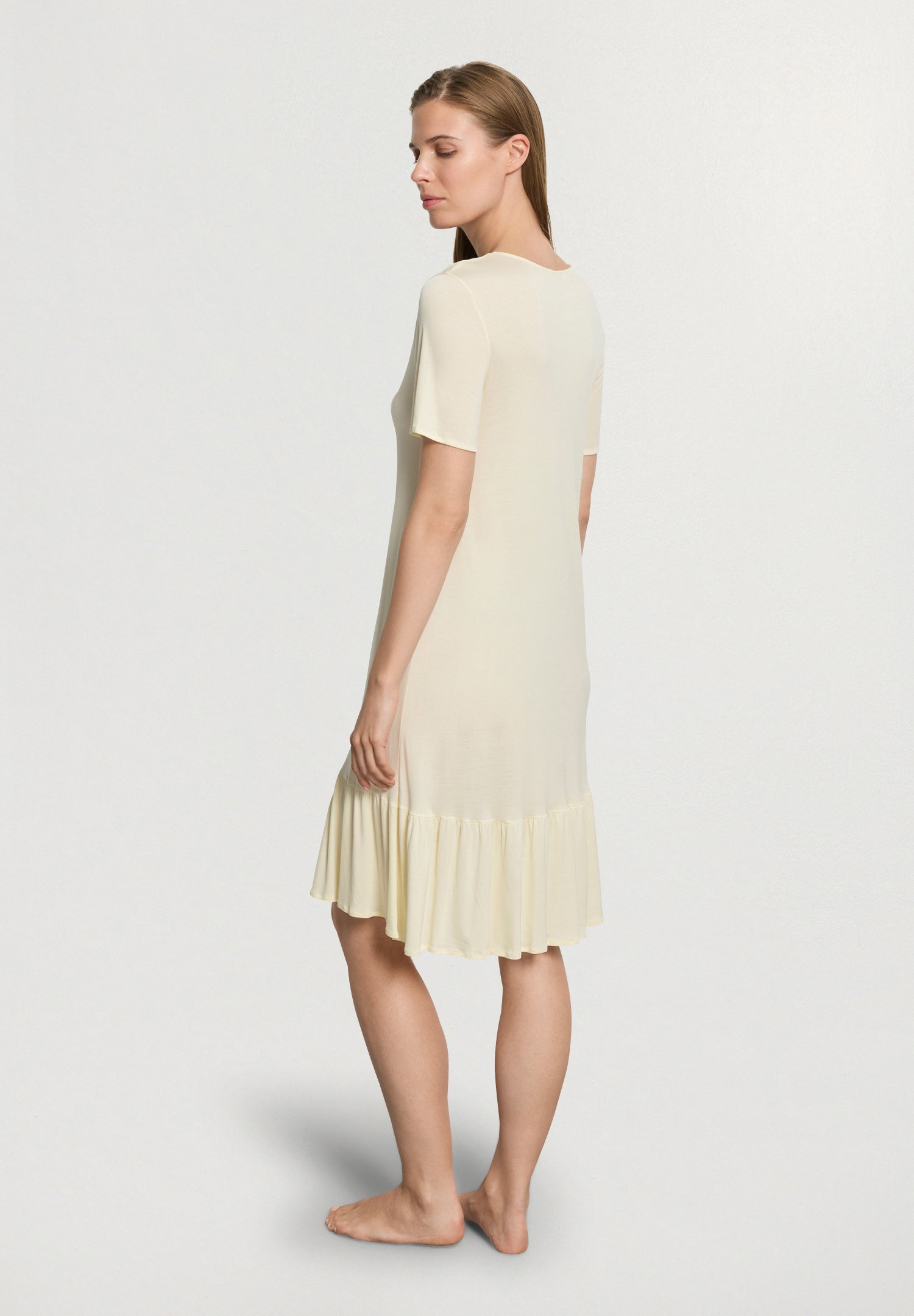 Isabella S/Slv Nightdress 100cm | Lemon Cake 74726-2217