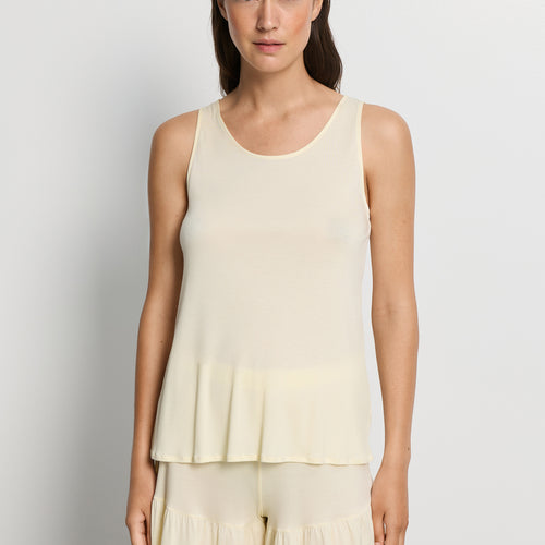 Isabella Sleeveless Short Pyjama | Lemon Cake 74727-2217
