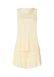 Isabella Sleeveless Short Pyjama | Lemon Cake 74727-2217