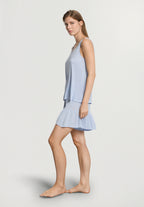 Isabella Sleeveless Short Pyjama | Blue Dove 74727-2581
