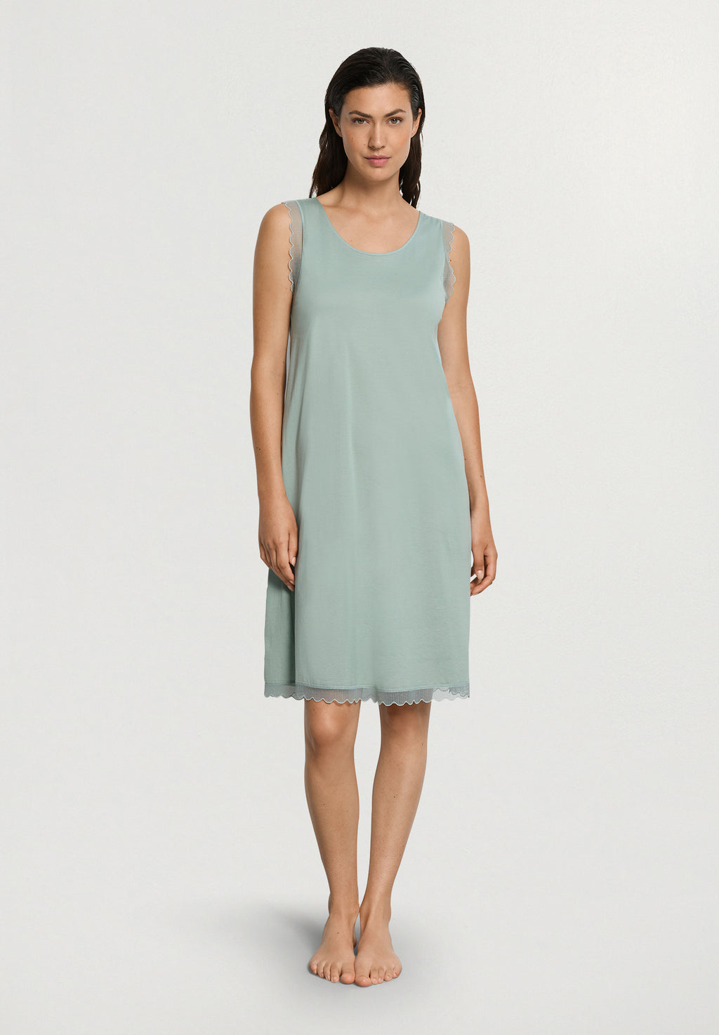 Inaya Sleeveless Nightdress 100cm | Dark Seafoam 74735-2733
