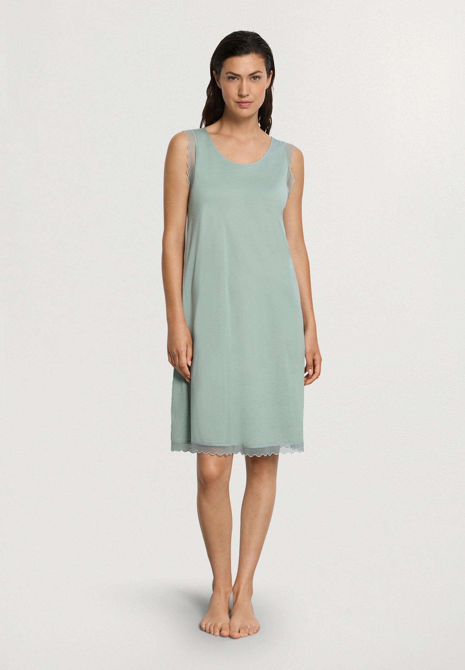 Inaya Sleeveless Nightdress 100cm | Dark Seafoam 74735-2733
