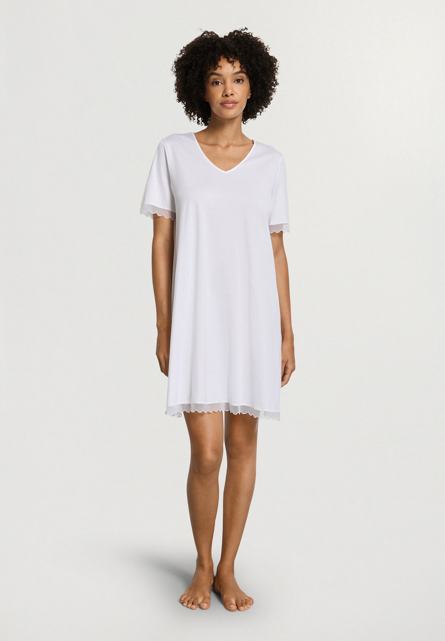 Inaya S/Slv Nightdress 90cm | White 74736-101