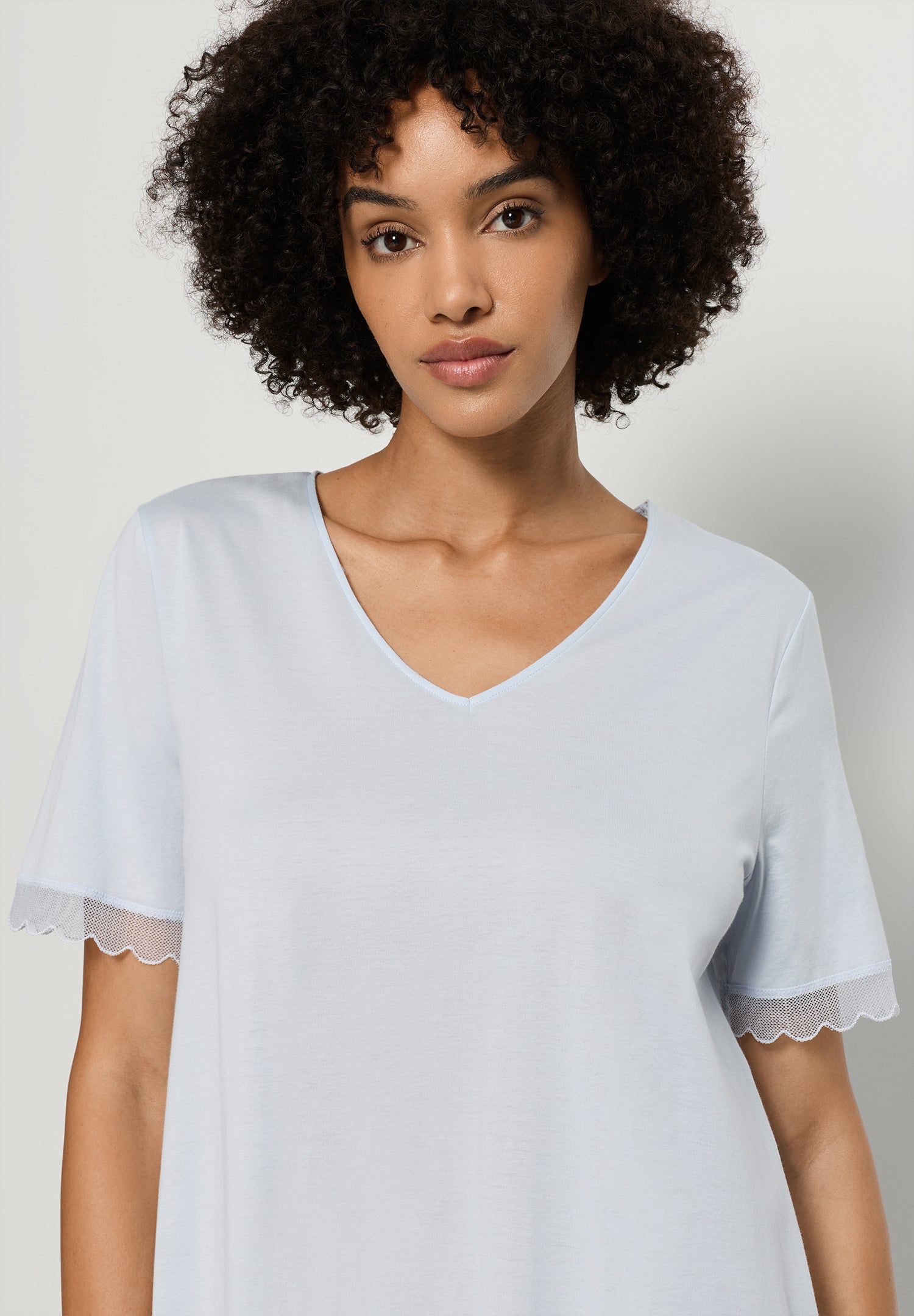 Inaya S/Slv Nightdress 90cm | Watery Blue 74736-2244