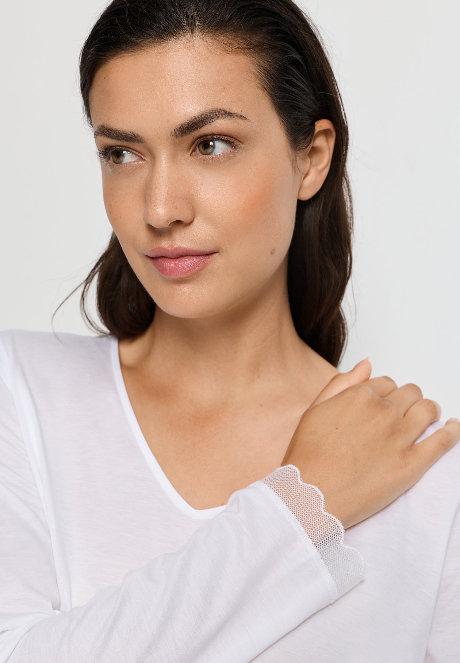 Inaya L/Slv Nightdress 95cm | White 74737-101