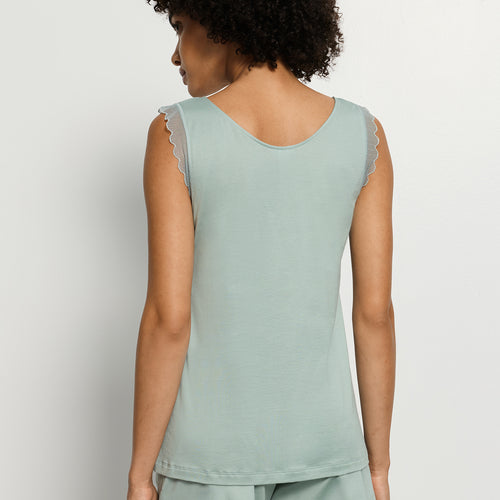 Inaya Sleeveless Short Pyjama | Dark Seafoam 74738-2733