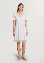 Cira S/Slv Nightdress 95cm | Off White 74742-102