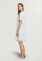 Cira S/Slv Nightdress 95cm | Off White 74742-102