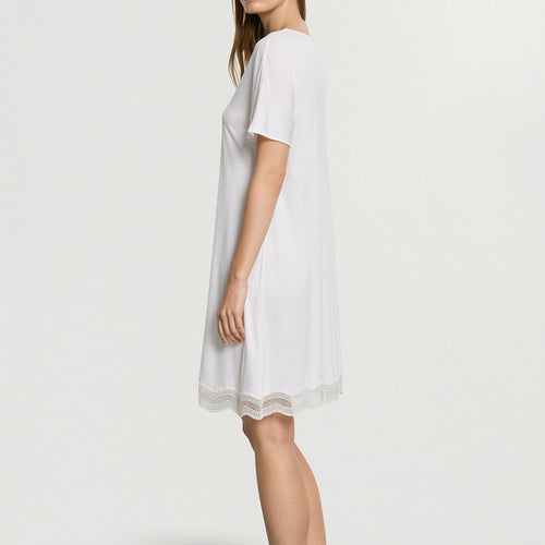 Cira S/Slv Nightdress 95cm | Off White 74742-102