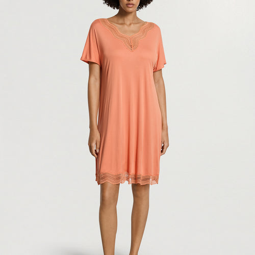 Cira S/Slv Nightdress 95cm | Light Carnelian 74742-2288