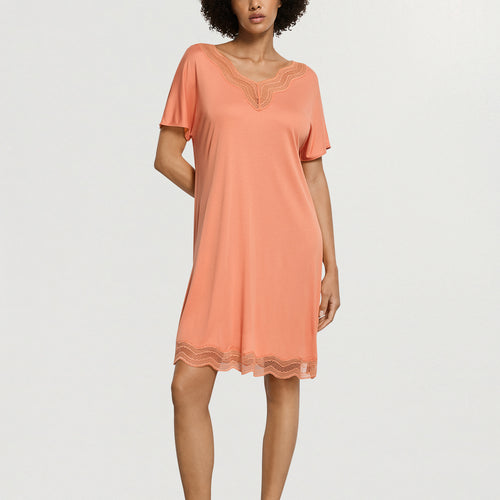 Cira S/Slv Nightdress 95cm | Light Carnelian 74742-2288