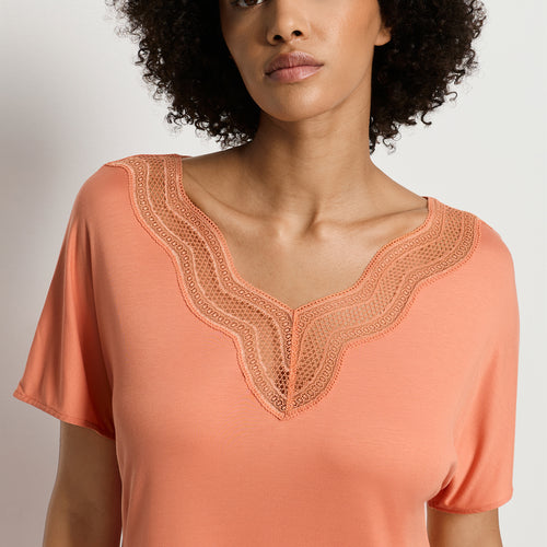 Cira S/Slv Nightdress 95cm | Light Carnelian 74742-2288