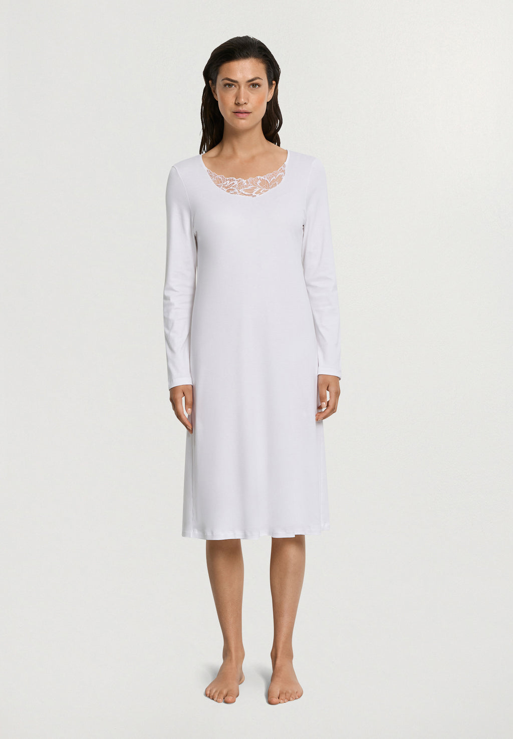 Belen L/Slv Nightdress 110cm | White 74747-101