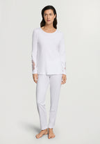 Belen L/Slv Pajama | White 74748-101