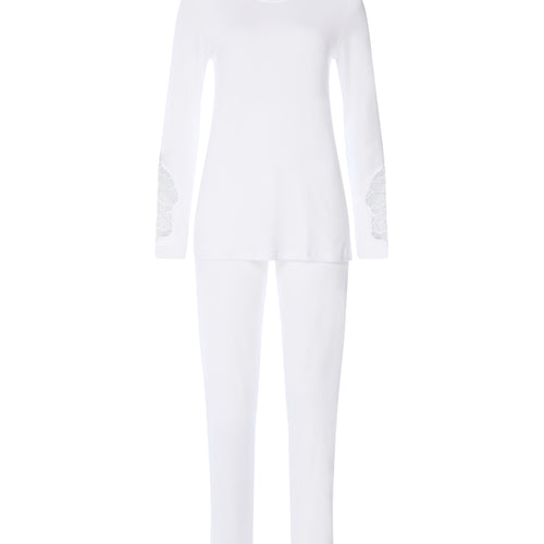 Belen L/Slv Pajama | White 74748-101