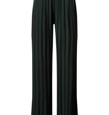 Indra Jacquard Stripe Pants | Dark Malachite 74759-2709