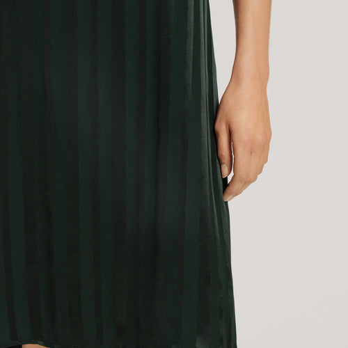 Indra Jacquard Stripe Chemise | Dark Malachite 74760-2709