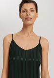 Indra Jacquard Stripe Chemise | Dark Malachite 74760-2709