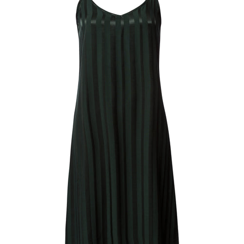 Indra Jacquard Stripe Chemise | Dark Malachite 74760-2709