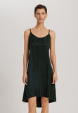 Indra Jacquard Stripe Chemise | Dark Malachite 74760-2709