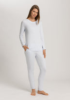 Malena Soft Cotton Pajama Set | Powder Blue 74765-2512