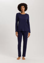 Malena Soft Cotton Pajama Set | Night Blue 74765-2624