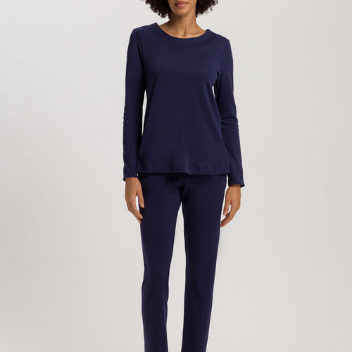 Malena Soft Cotton Pajama Set | Night Blue 74765-2624