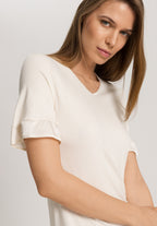 Claire Tencel™ And Cotton Nightgown | Misty White 74767-2123