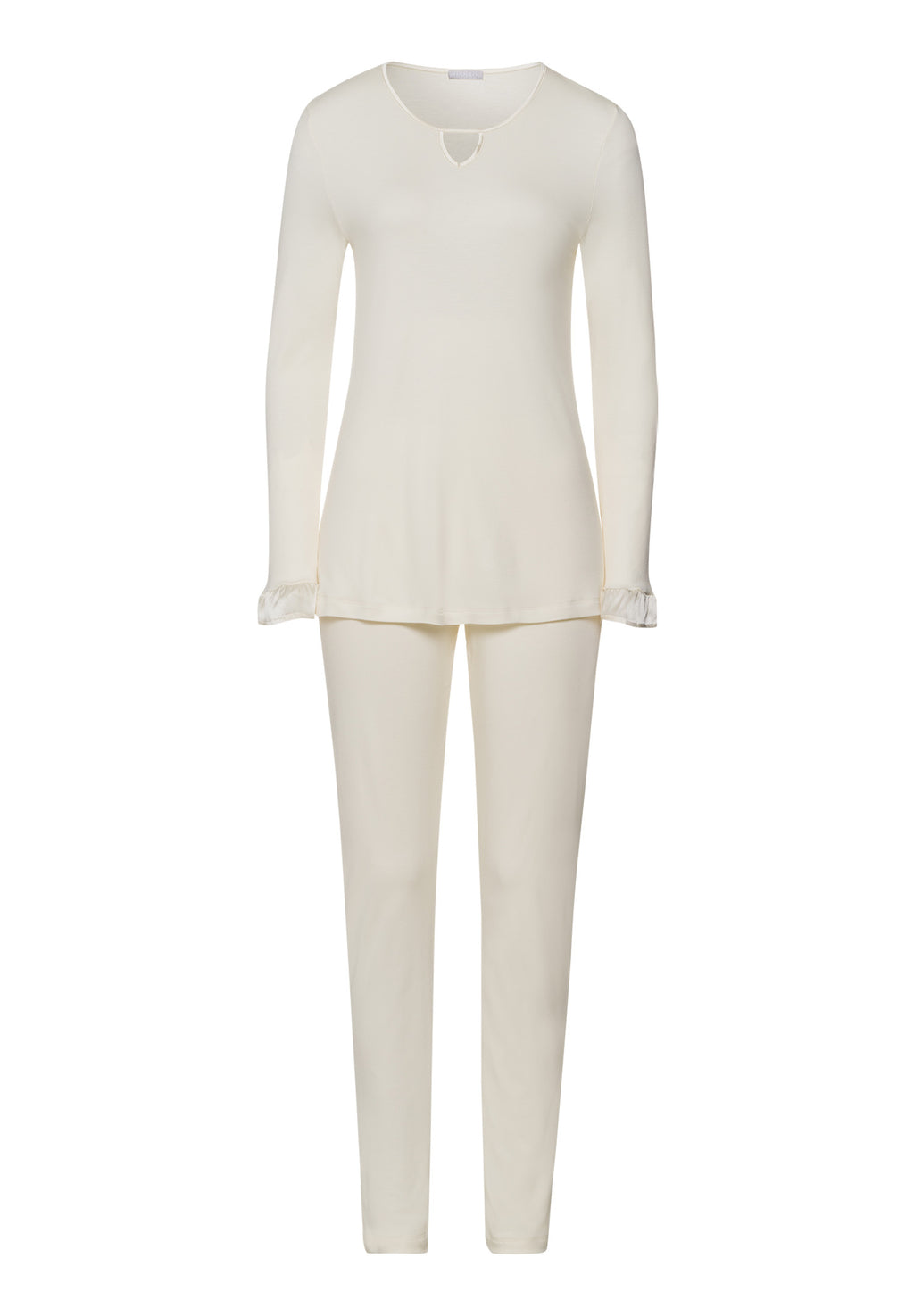 Claire Tencel™ And Cotton Pajama Set | Misty White 74769-2123