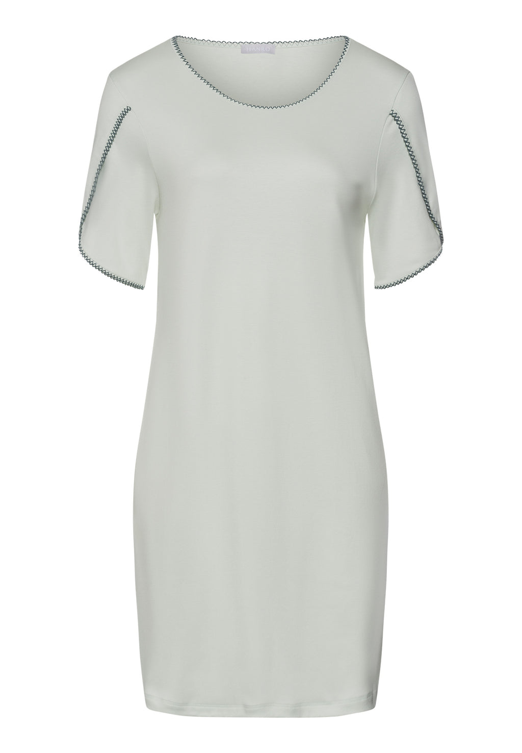 Una Crochetta Stitch Cotton Nightgown | Green Beryl 74771-2707