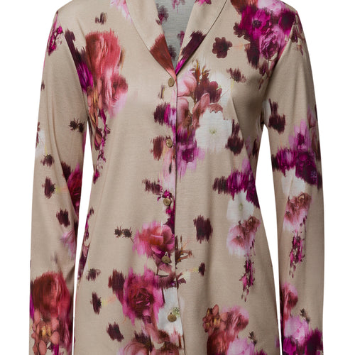 Olivia Soft Tencel™ Collared Shirt | Flower Art Print 74775-3051