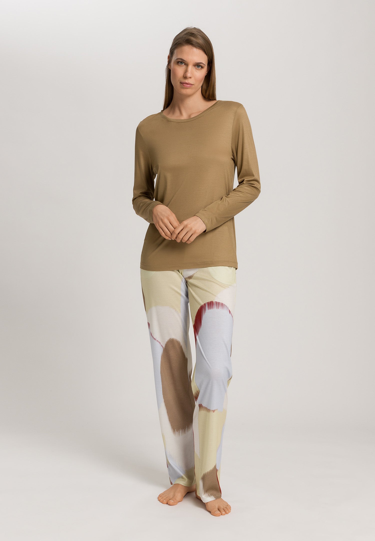 Olivia Soft Tencel™ Round Neck Top | Fern Green 74776-1711