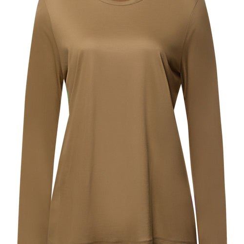 Olivia Soft Tencel™ Round Neck Top | Fern Green 74776-1711