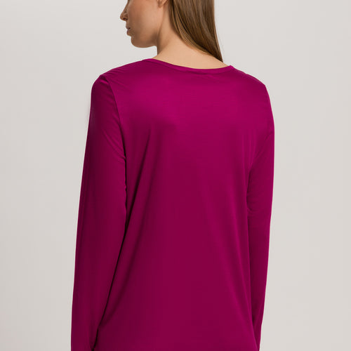 Olivia Soft Tencel™ Round Neck Top | Pink Tourmaline 74776-2473
