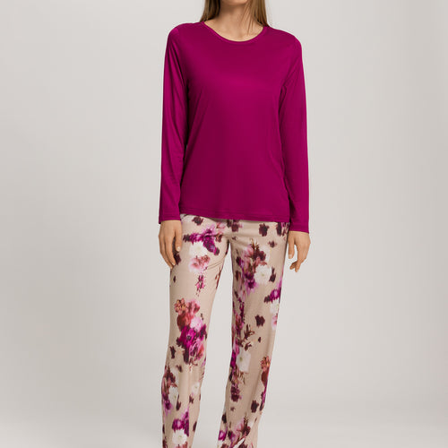 Olivia Soft Tencel™ Round Neck Top | Pink Tourmaline 74776-2473