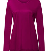 Olivia Soft Tencel™ Round Neck Top | Pink Tourmaline 74776-2473
