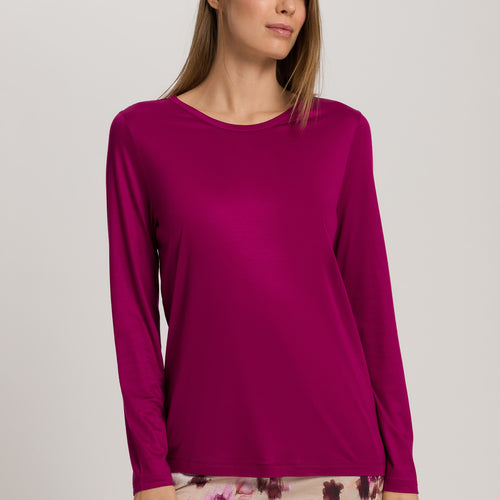 Olivia Soft Tencel™ Round Neck Top | Pink Tourmaline 74776-2473