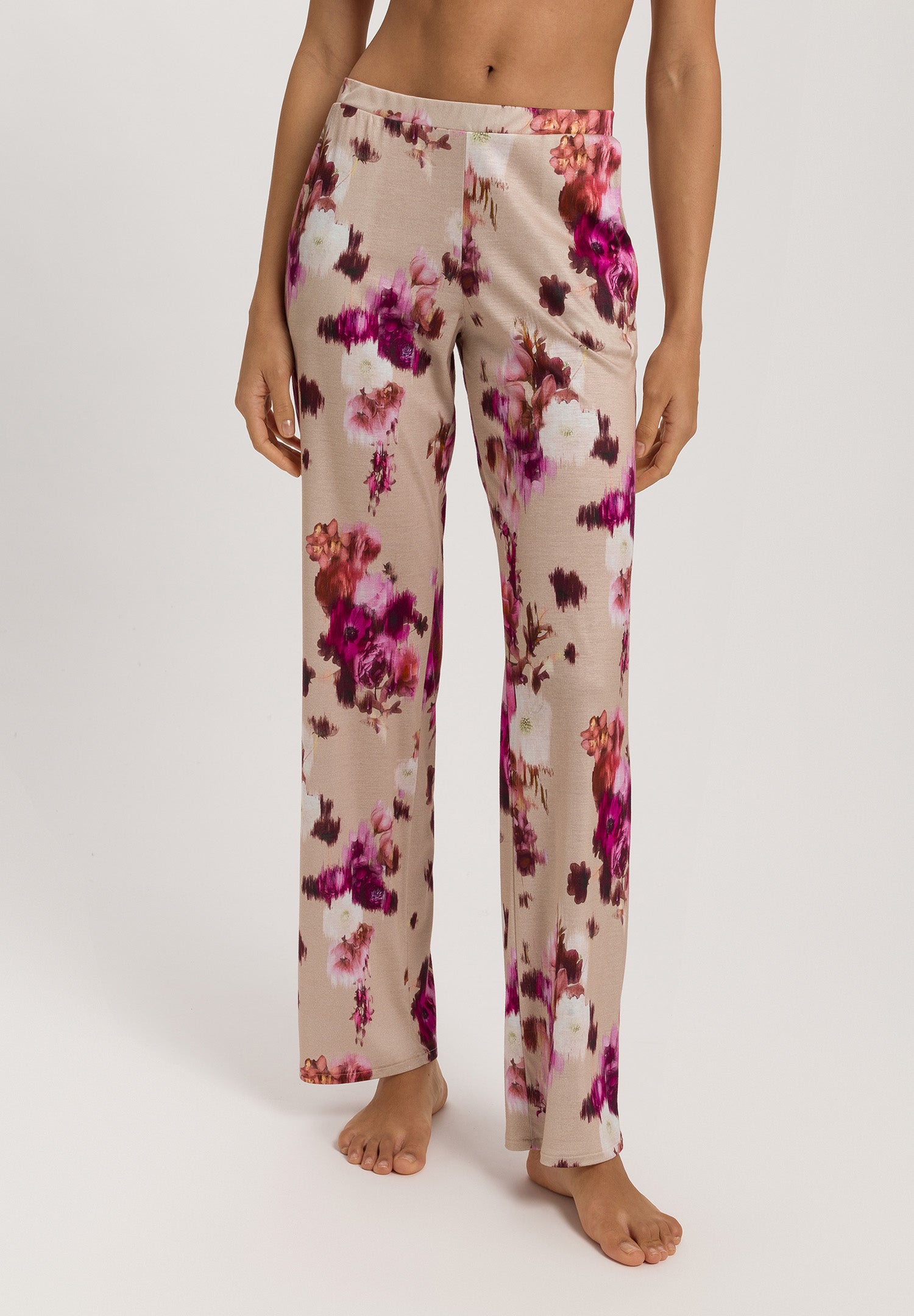 Olivia Soft Tencel™ Lounge Pants | Flower Art Print 74777-3051