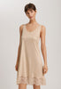 Lilith Tencel™ Lace Trim Tank Nightgown | Coffee Quartz 74779-2216