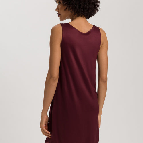 Lilith Tencel™ Lace Trim Tank Nightgown | Vivid Brown 74779-2421
