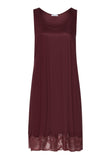 Lilith Tencel™ Lace Trim Tank Nightgown | Vivid Brown 74779-2421
