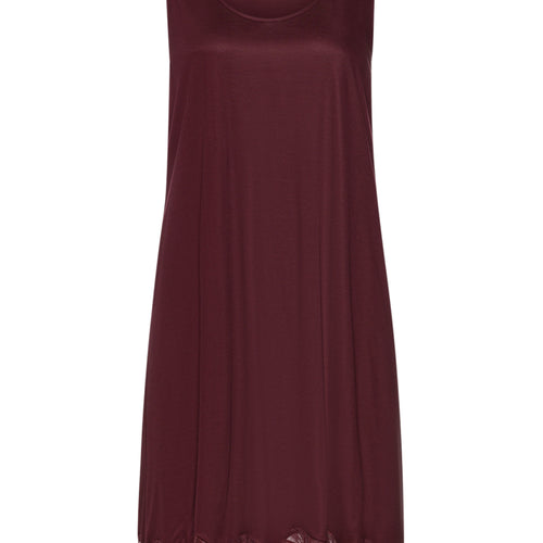 Lilith Tencel™ Lace Trim Tank Nightgown | Vivid Brown 74779-2421