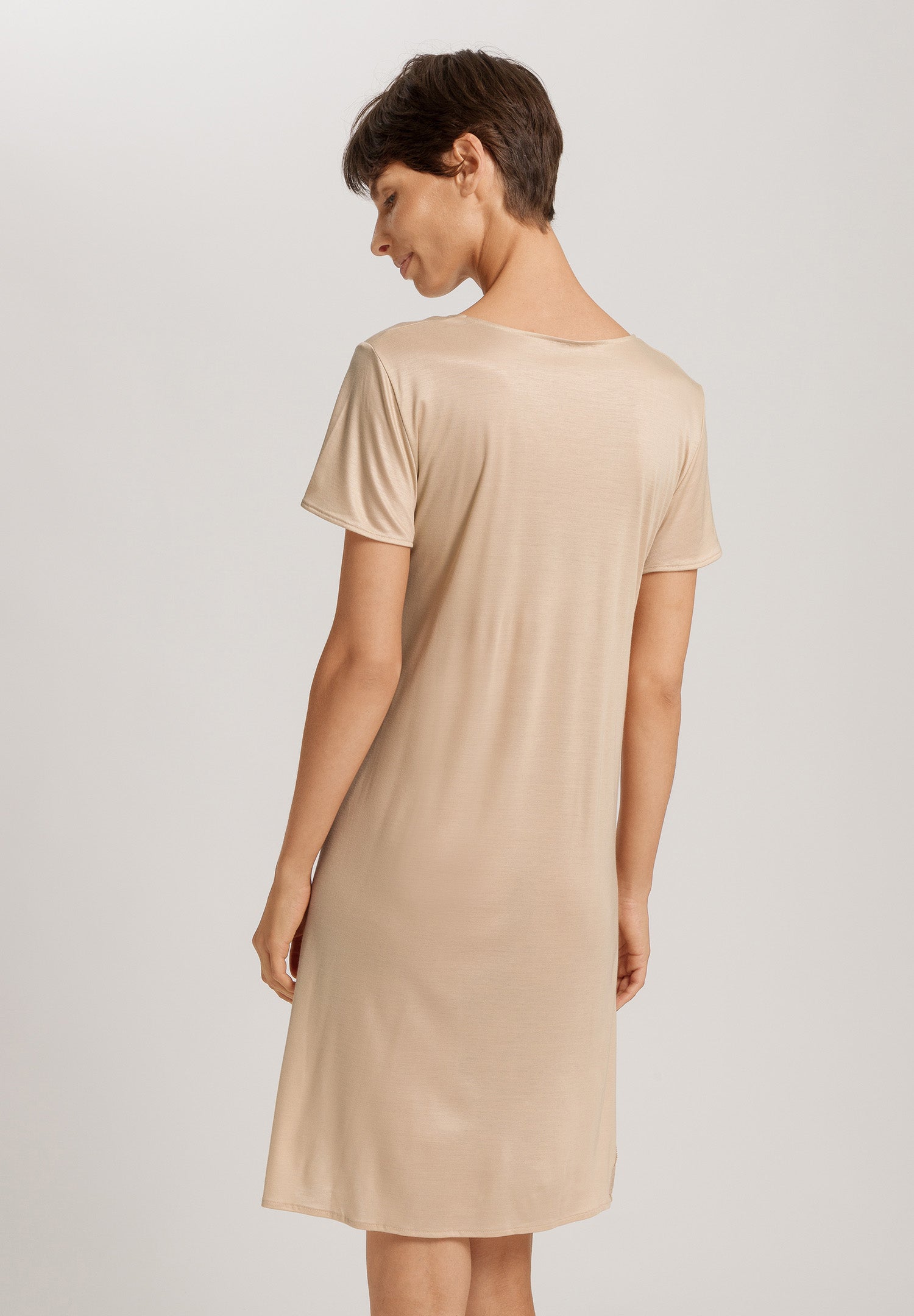 Lilith Tencel™ Lace Trim Nightgown | Coffee Quartz 74780-2216