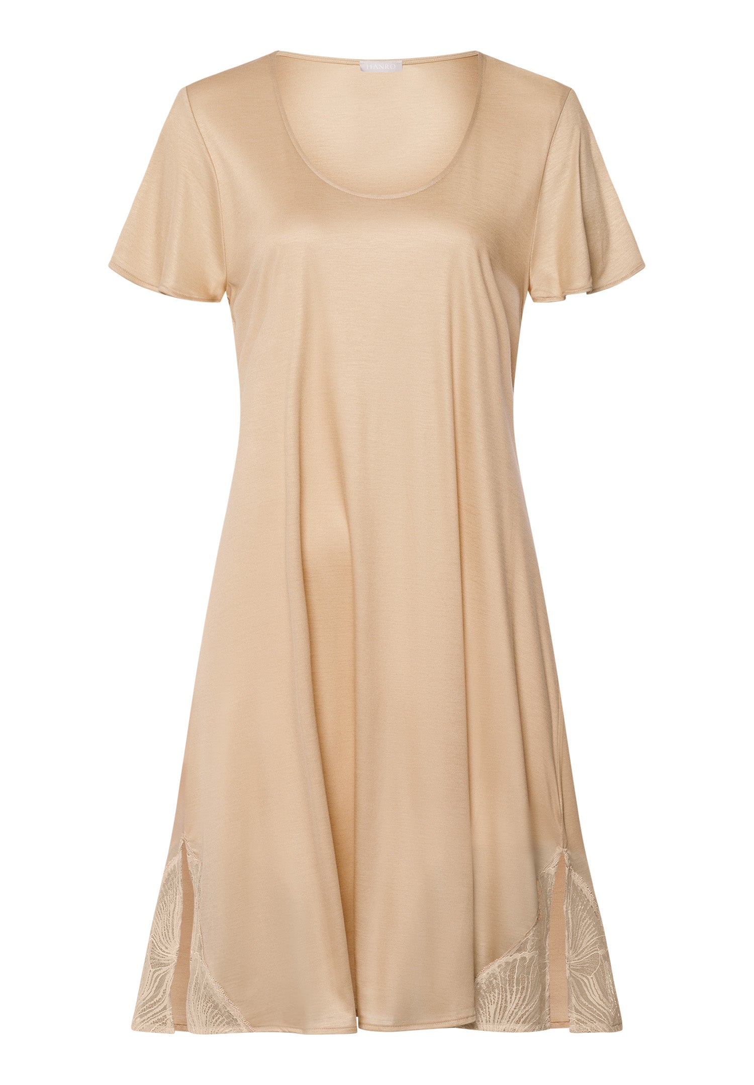 Lilith Tencel™ Lace Trim Nightgown | Coffee Quartz 74780-2216
