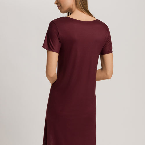 Lilith Tencel™ Lace Trim Nightgown | Vivid Brown 74780-2421