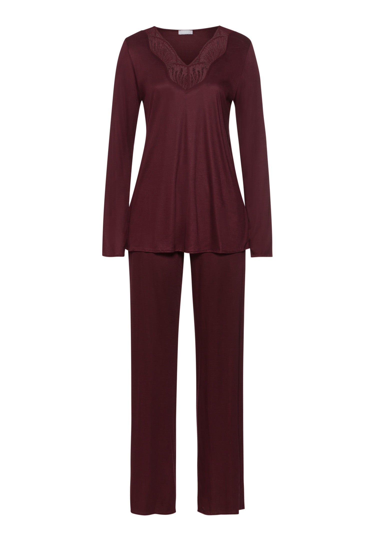 Lilith Tencel™ Lace Trim Pajama Set | Vivid Brown 74781-2421